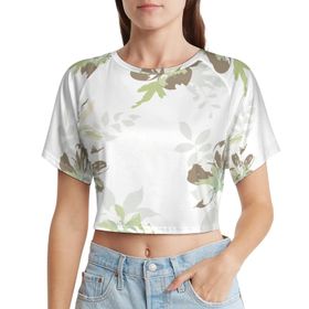 AILLOSA Racerback Tank Top Yuvarlak Yaka Kısa Kol YH-318 Kadın T-shirt