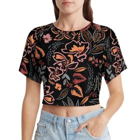 AILLOSA Racerback Tank Top Yuvarlak Yaka Kısa Kol YH-350 Kadın T-shirt