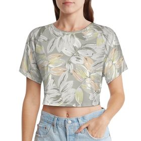 AILLOSA Racerback Tank Top Yuvarlak Yaka Kısa Kol YH-369 Kadın T-shirt