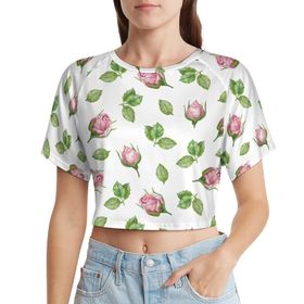 AILLOSA Racerback Tank Top Yuvarlak Yaka Kısa Kol YH-379 Kadın T-shirt
