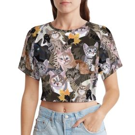 AILLOSA Racerback Tank Top Yuvarlak Yaka Kısa Kol YH-386 Kadın T-shirt