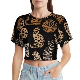 AILLOSA Racerback Tank Top Yuvarlak Yaka Kısa Kol YH-392 Kadın T-shirt