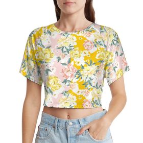 AILLOSA Racerback Tank Top Yuvarlak Yaka Kısa Kol YH-407 Kadın T-shirt