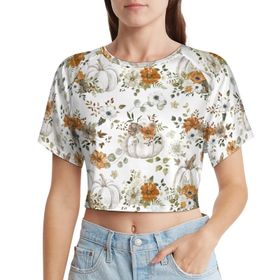 AILLOSA Racerback Tank Top Yuvarlak Yaka Kısa Kol YH-414 Kadın T-shirt