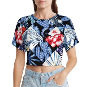 AILLOSA Racerback Tank Top Yuvarlak Yaka Kısa Kol YH-430 Kadın T-shirt