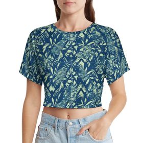 AILLOSA Racerback Tank Top Yuvarlak Yaka Kısa Kol YH-433 Kadın T-shirt