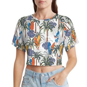 AILLOSA Racerback Tank Top Yuvarlak Yaka Kısa Kol YH-437 Kadın T-shirt