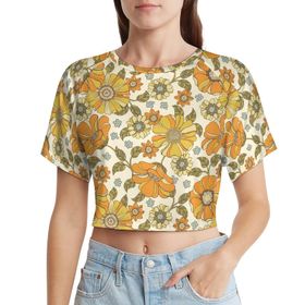 AILLOSA Racerback Tank Top Yuvarlak Yaka Kısa Kol YH-450 Kadın T-shirt