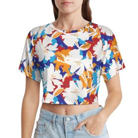 AILLOSA Racerback Tank Top Yuvarlak Yaka Kısa Kol YH-459 Kadın T-shirt