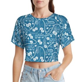 AILLOSA Racerback Tank Top Yuvarlak Yaka Kısa Kol YH-468 Kadın T-shirt