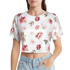AILLOSA Racerback Tank Top Yuvarlak Yaka Kısa Kol YH-477 Kadın T-shirt