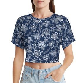 AILLOSA Racerback Tank Top Yuvarlak Yaka Kısa Kol YH-482 Kadın T-shirt
