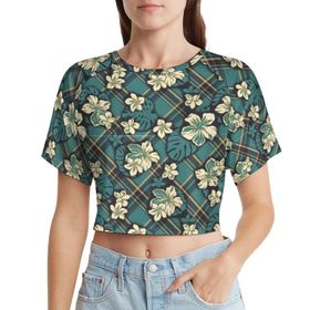 AILLOSA Racerback Tank Top Yuvarlak Yaka Kısa Kol YH-518 Kadın T-shirt