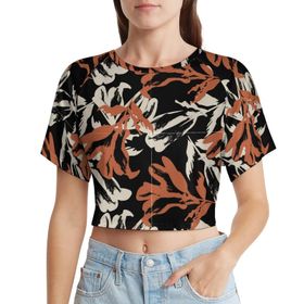AILLOSA Racerback Tank Top Yuvarlak Yaka Kısa Kol YH-525 Kadın T-shirt