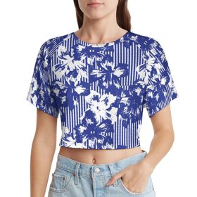 AILLOSA Racerback Tank Top Yuvarlak Yaka Kısa Kol YH-540 Kadın T-shirt