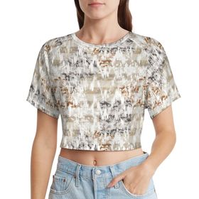 AILLOSA Racerback Tank Top Yuvarlak Yaka Kısa Kol YH-584 Kadın T-shirt