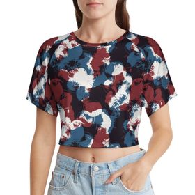 AILLOSA Racerback Tank Top Yuvarlak Yaka Kısa Kol YH-605 Kadın T-shirt