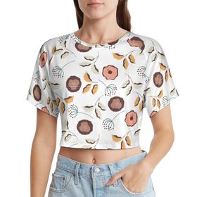 AILLOSA Racerback Tank Top Yuvarlak Yaka Kısa Kol YH-650 Kadın T-shirt