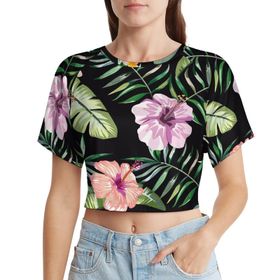 AILLOSA Racerback Tank Top Yuvarlak Yaka Kısa Kol YH-66 Kadın T-shirt
