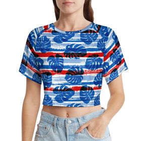 AILLOSA Racerback Tank Top Yuvarlak Yaka Kısa Kol YH-662 Kadın T-shirt