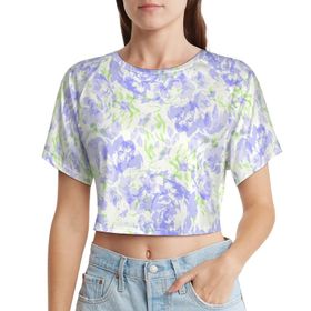 AILLOSA Racerback Tank Top Yuvarlak Yaka Kısa Kol YH-692 Kadın T-shirt