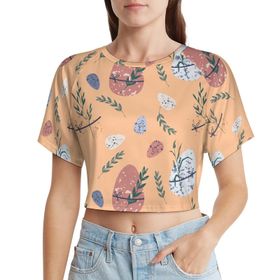 AILLOSA Racerback Tank Top Yuvarlak Yaka Kısa Kol YH-704 Kadın T-shirt