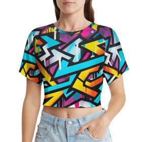 AILLOSA Racerback Tank Top Yuvarlak Yaka Kısa Kol YH-8 Kadın T-shirt