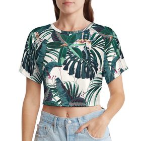 AILLOSA Racerback Tank Top Yuvarlak Yaka Kısa Kol YH-90 Kadın T-shirt
