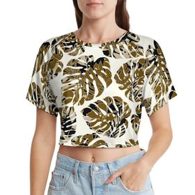 AILLOSA Racerback Tank Top Yuvarlak Yaka Kısa Kol YH-96 Kadın T-shirt