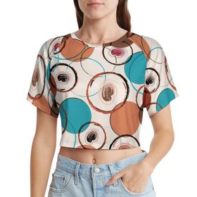 AILLOSA Racerback Tank Top Yuvarlak Yaka Kısa Kol YH-98 Kadın T-shirt