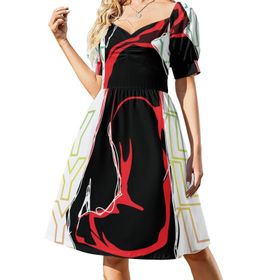 AILLOSA Sweetheart Askılı TH-134 Günlük Kadın Elbise