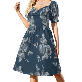 AILLOSA Sweetheart Askılı YH-255 Günlük Kadın Elbise