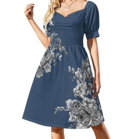 AILLOSA Sweetheart Askılı YH-296 Günlük Kadın Elbise