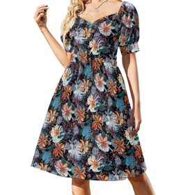 AILLOSA Sweetheart Askılı YH-417 Günlük Kadın Elbise
