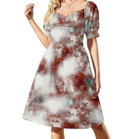 AILLOSA Sweetheart Askılı YH-53 Günlük Kadın Elbise
