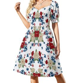 AILLOSA Sweetheart Askılı YH-533 Günlük Kadın Elbise