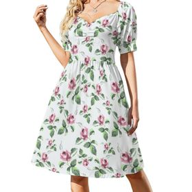 AILLOSA Sweetheart Askılı YH-55 Günlük Kadın Elbise