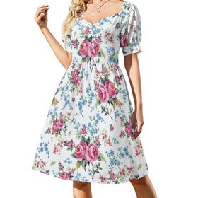 AILLOSA Sweetheart Askılı YH-59 Günlük Kadın Elbise