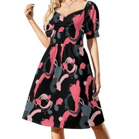 AILLOSA Sweetheart Askılı YH-642 Günlük Kadın Elbise
