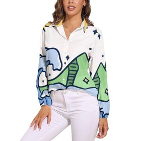 AILLOSA TH-100 V Yaka Tunik Kadın Bluz
