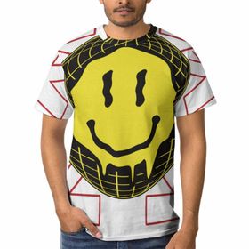 AILLOSA TH-118 3D Baskılı Desenli Kısa Kollu Erkek T-shirt