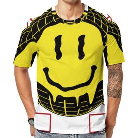 AILLOSA TH-118 Baskılı Desenli Kısa Kollu Unisex T-shirt