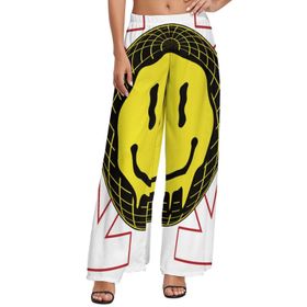 AILLOSA TH-118 Yüksek Bel Geniş Paça Bol Gündelik Kadın Pantolon