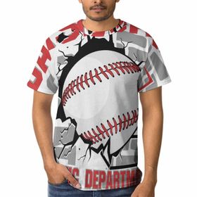 AILLOSA TH-133 3D Baskılı Desenli Kısa Kollu Erkek T-shirt