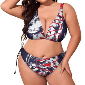 AILLOSA TH-143 Dolgulu İki Parça Büyük Beden Kadın Bikini Seti