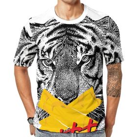 AILLOSA TH-145 Baskılı Desenli Kısa Kollu Unisex T-shirt