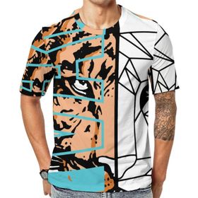 AILLOSA TH-146 Baskılı Desenli Kısa Kollu Unisex T-shirt