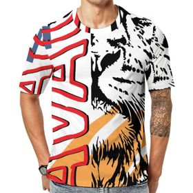 AILLOSA TH-155 Baskılı Desenli Kısa Kollu Unisex T-shirt