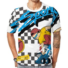 AILLOSA TH-157 Baskılı Desenli Kısa Kollu Unisex T-shirt