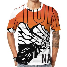 AILLOSA TH-161 Baskılı Desenli Kısa Kollu Unisex T-shirt
